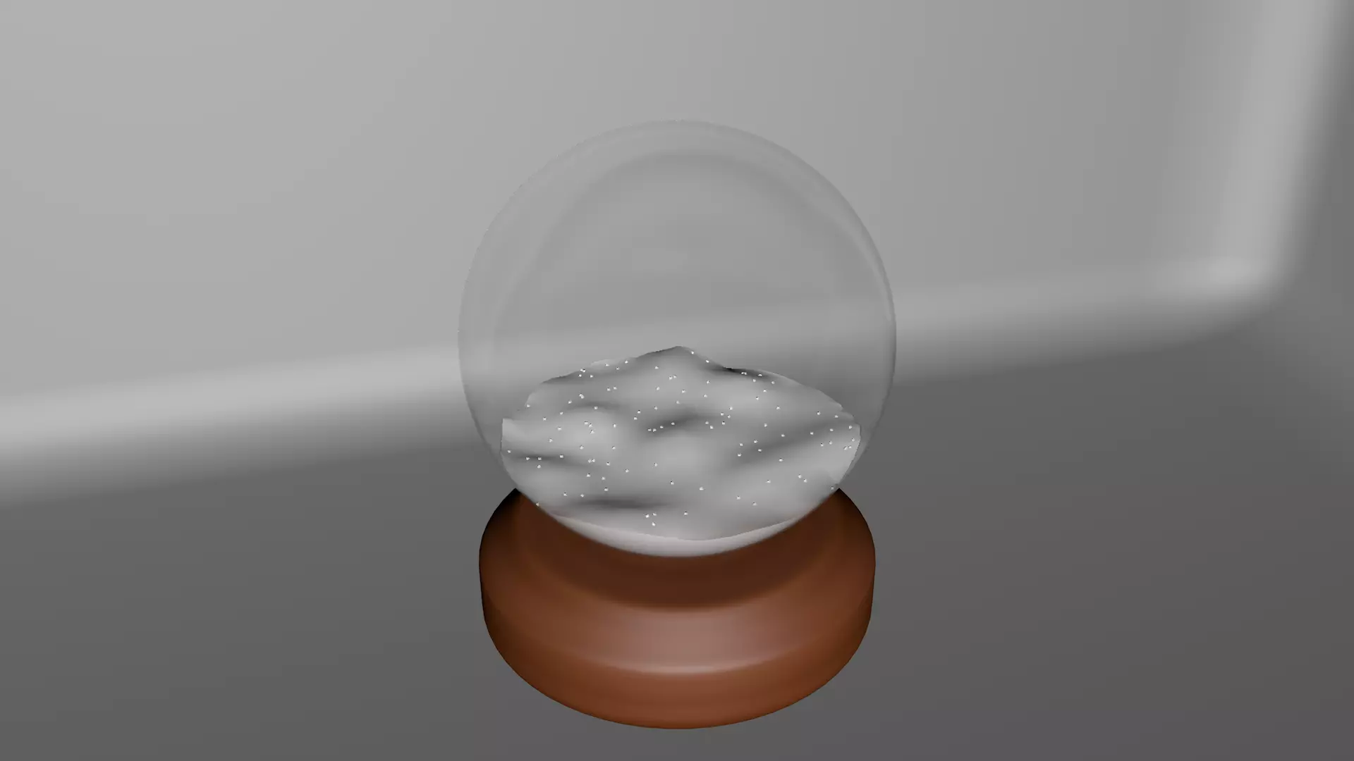 Snowball snow globe 3D model