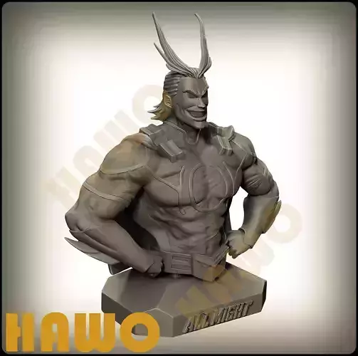 All Might 3D print model