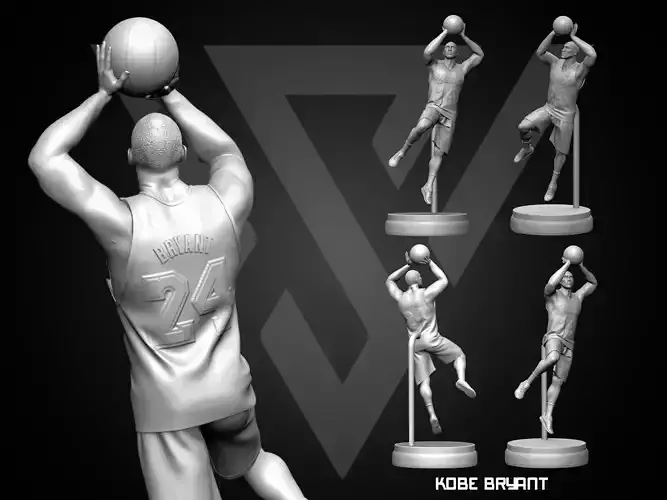 Kobe Bryant 3D Printable 4