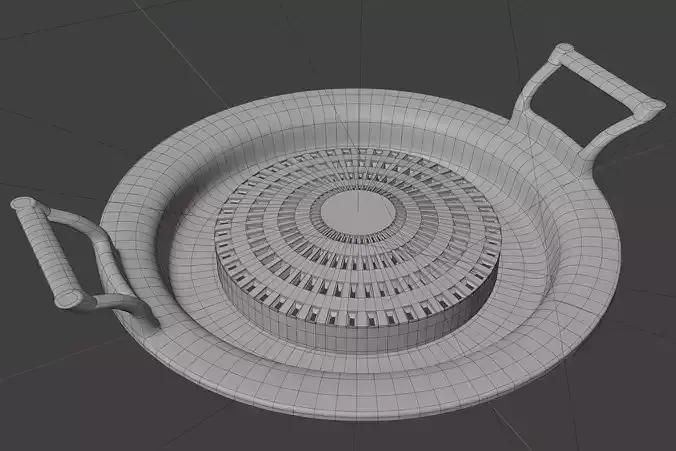 pan for grill Thai Style Model