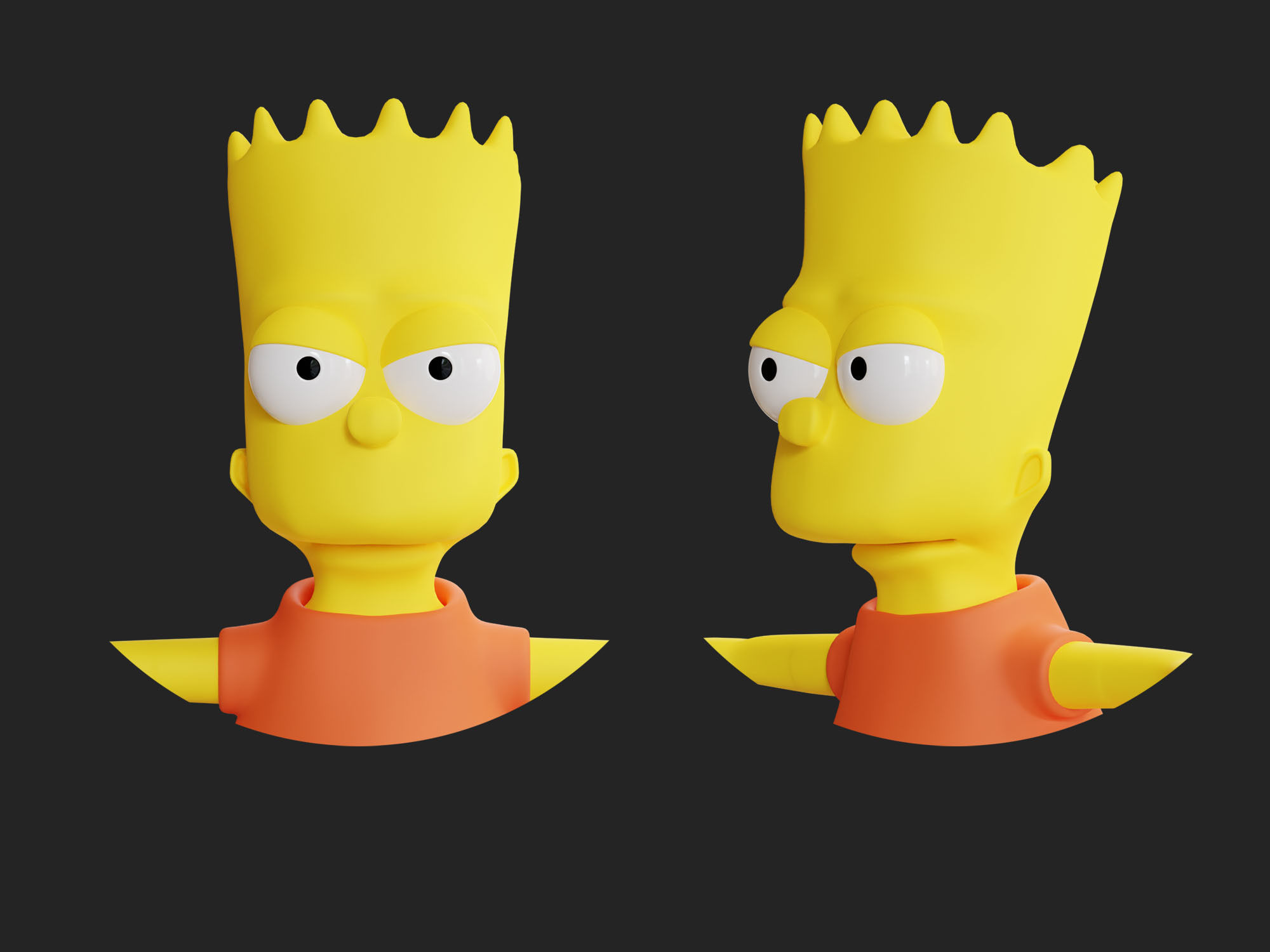 Bart Simpson 3D model_9