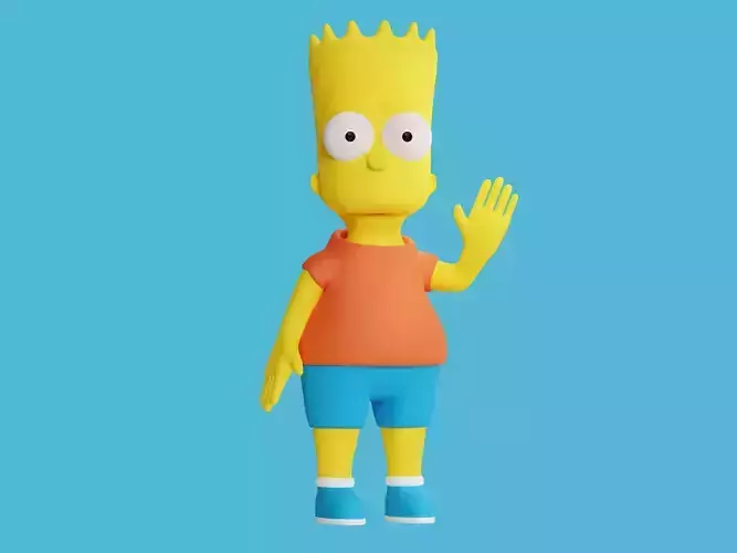 Bart Simpson 3D model