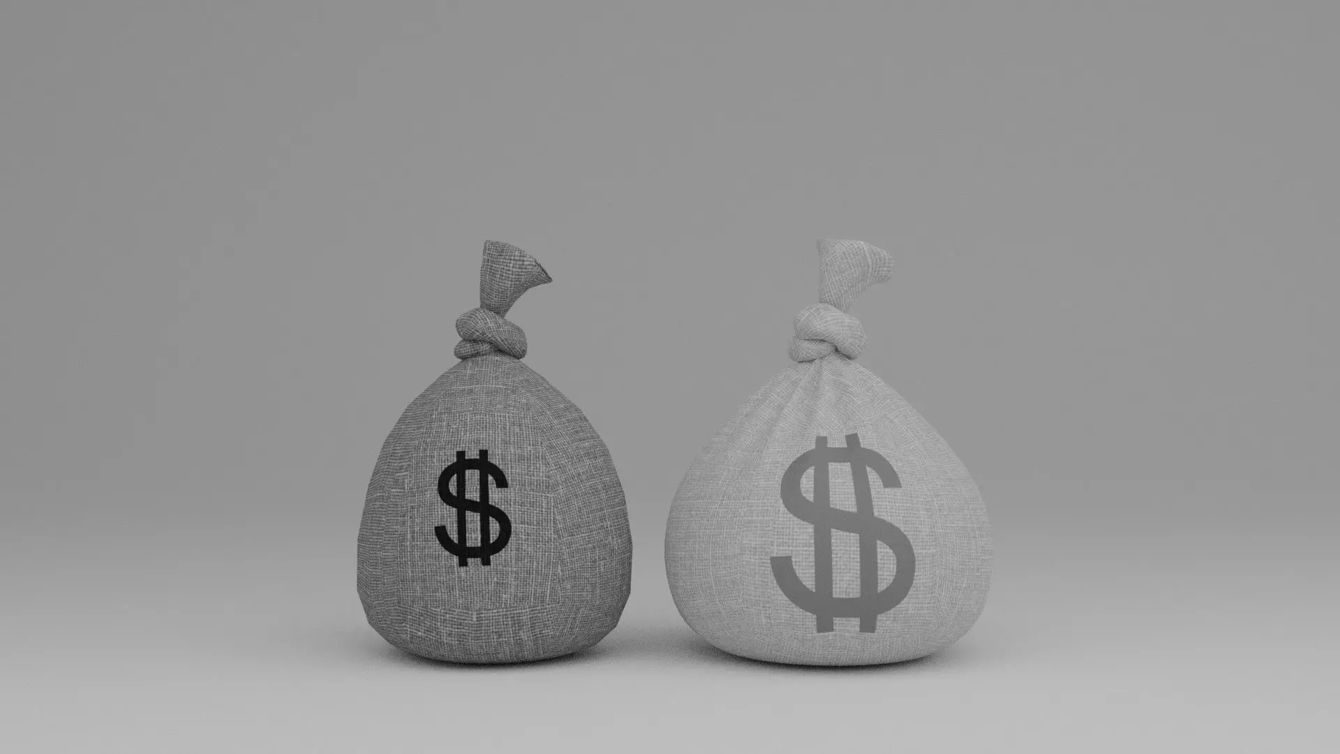 Dollar Bag 3D model