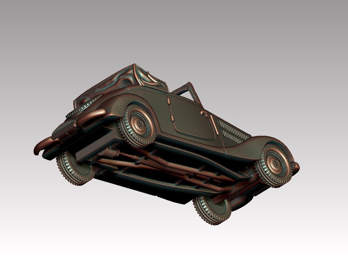 car and driver 3D print model_32