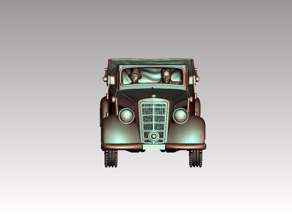 car and driver 3D print model_7