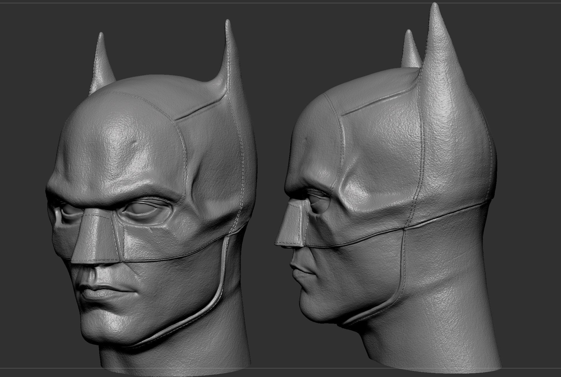 Batman Head-Mask- Robert Pattinson  3D print model_6
