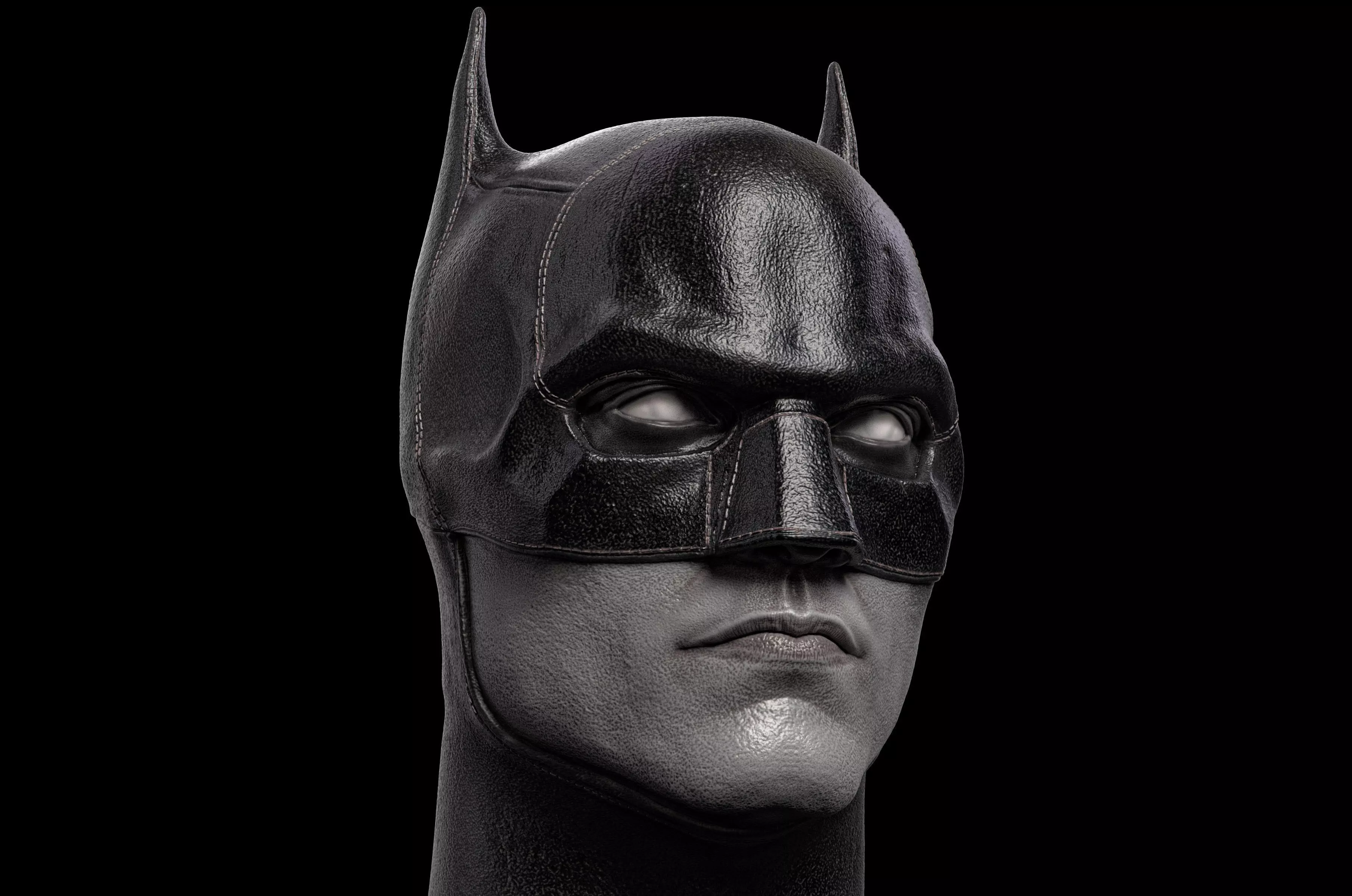 Batman Head-Mask- Robert Pattinson  3D print model_0