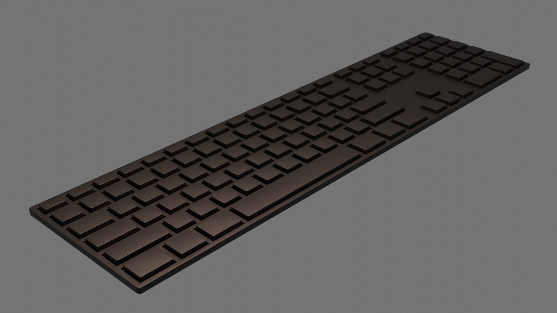 Keyboard 3D model_2