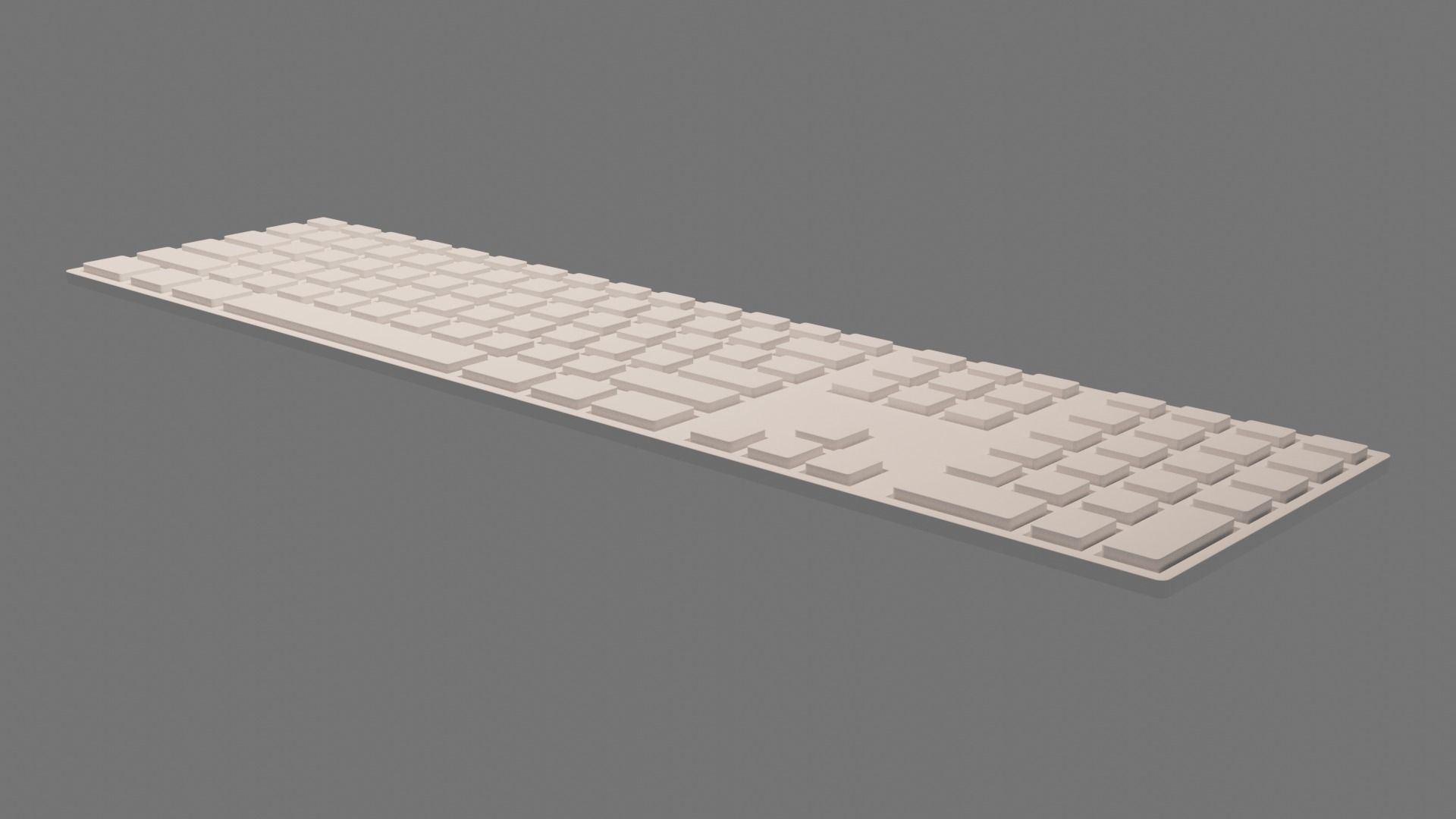 Keyboard 3D model_1
