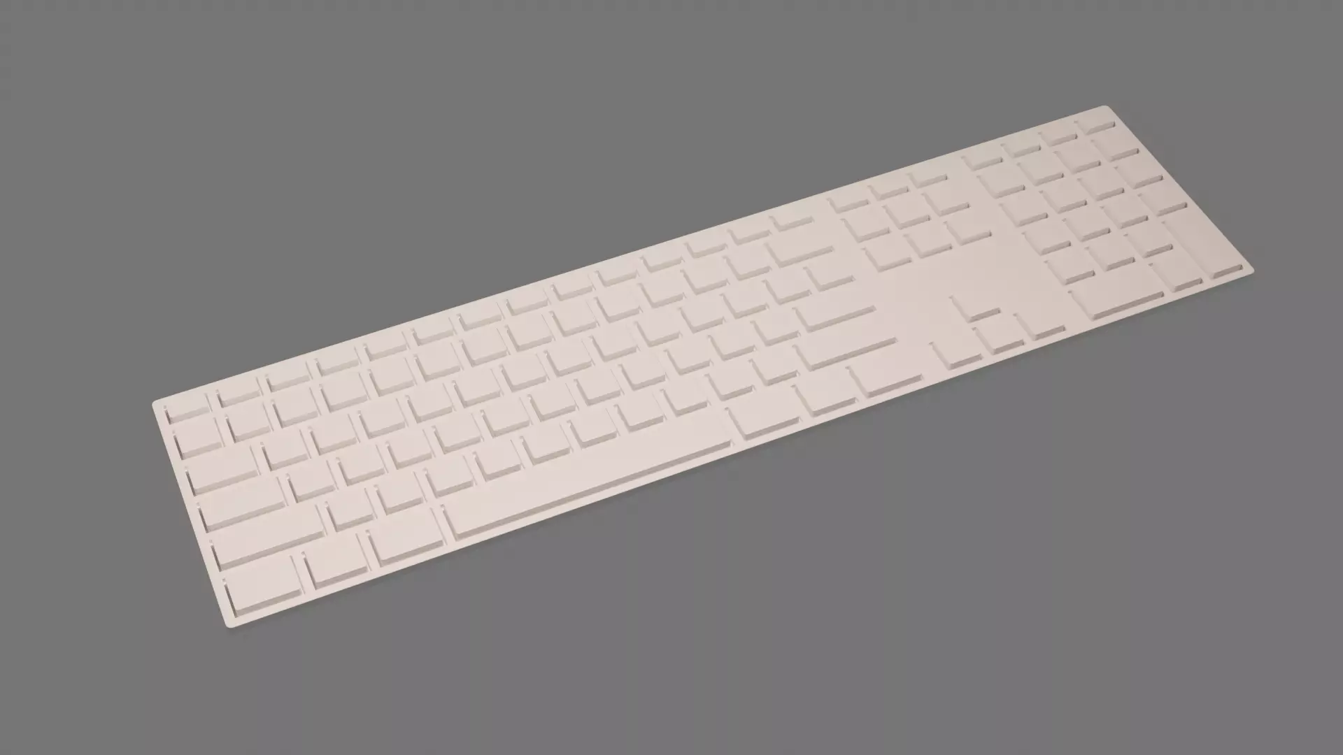 Keyboard 3D model_0
