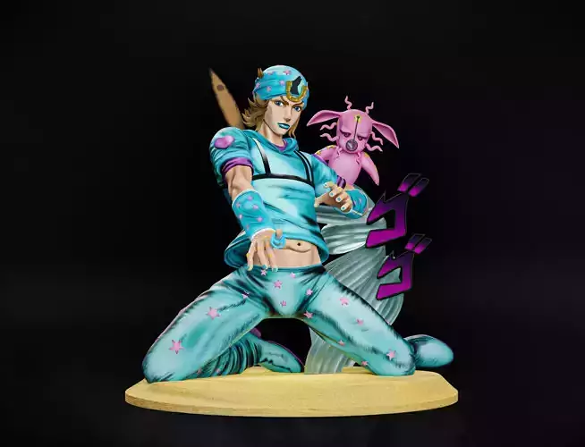 Johnny Joestar   JoJos Bizarre Adventure 3D print model