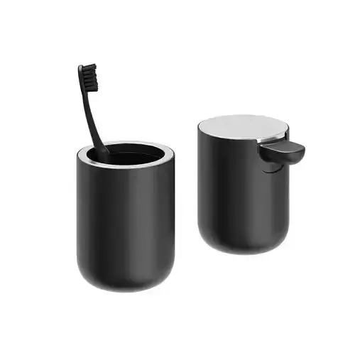 Bath Soap Pump Toothbrush Holder by Menu 3D model