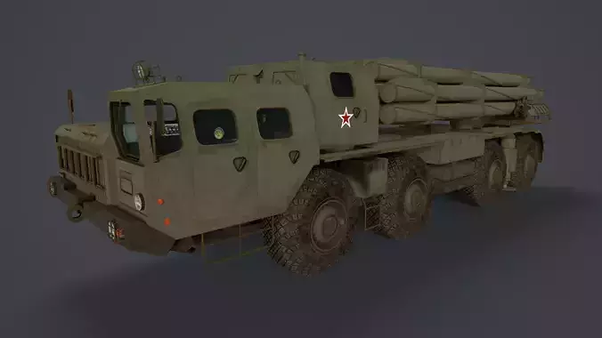 BM 30 Tornado-S and BM30 Smerch  9A52