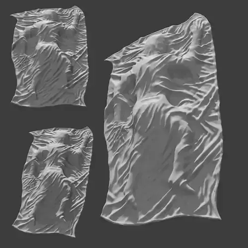 Dead body corpse 3D model