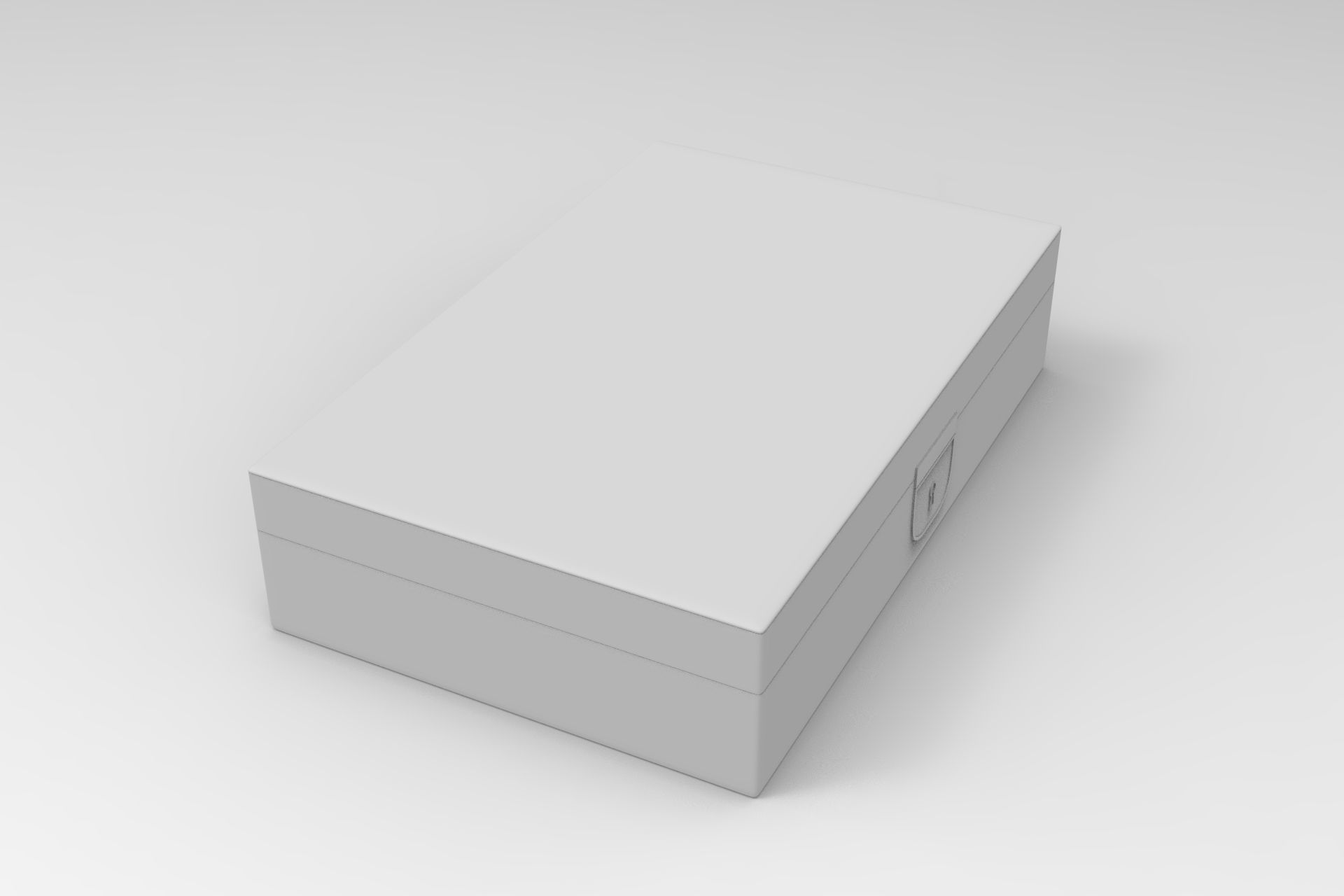 Jewelry Box Low-poly 3D model_8