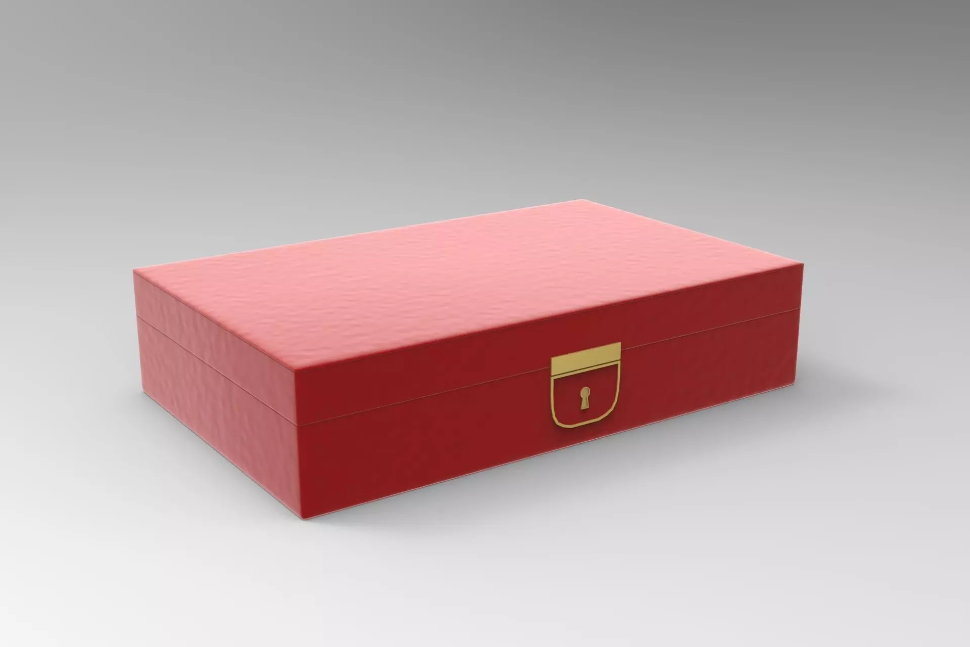Jewelry Box Low-poly 3D model_0