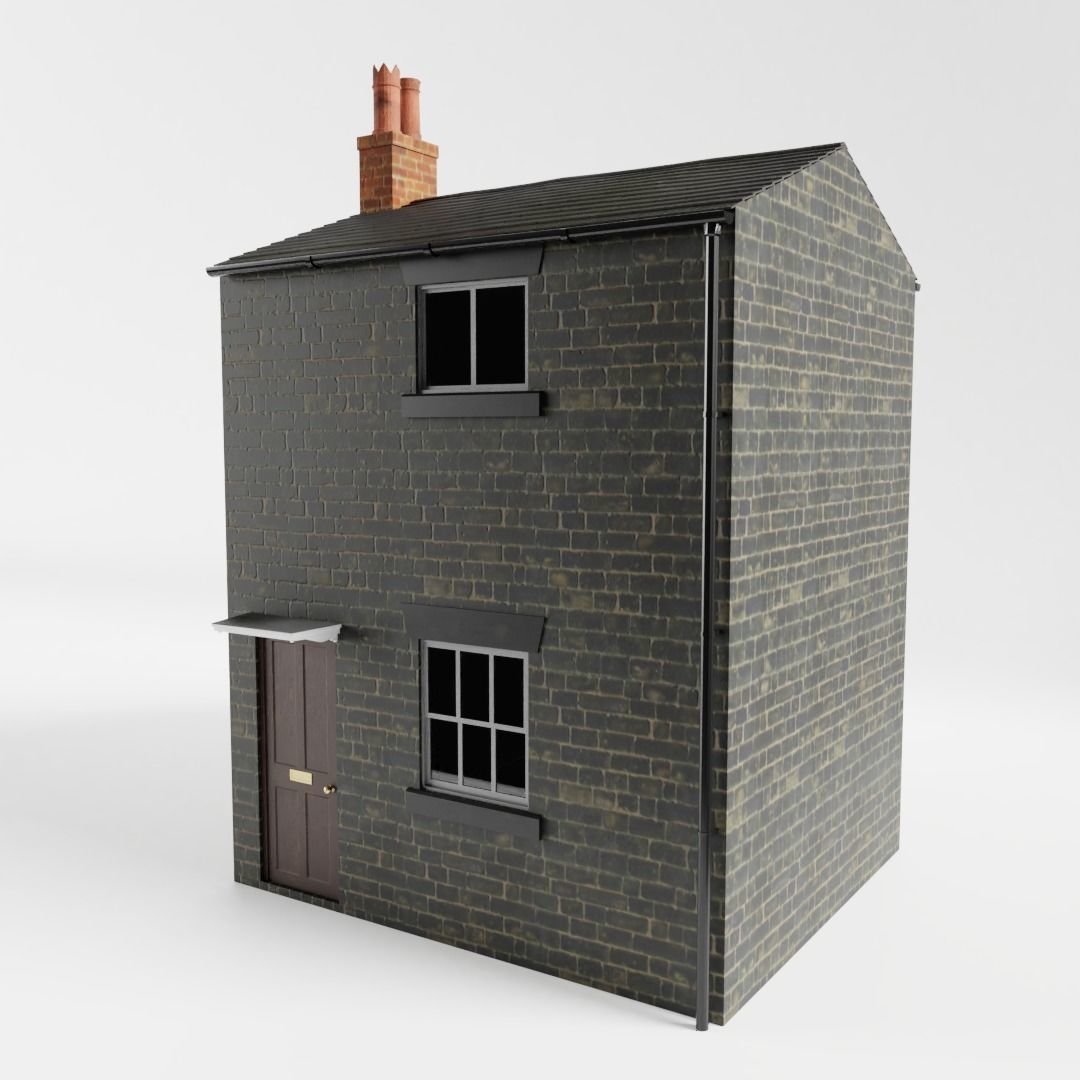 British Row Home 04 3D model_1