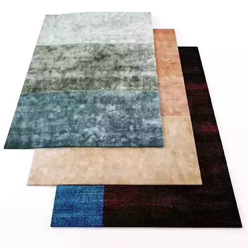 Rugs-1223 three different colored rugs