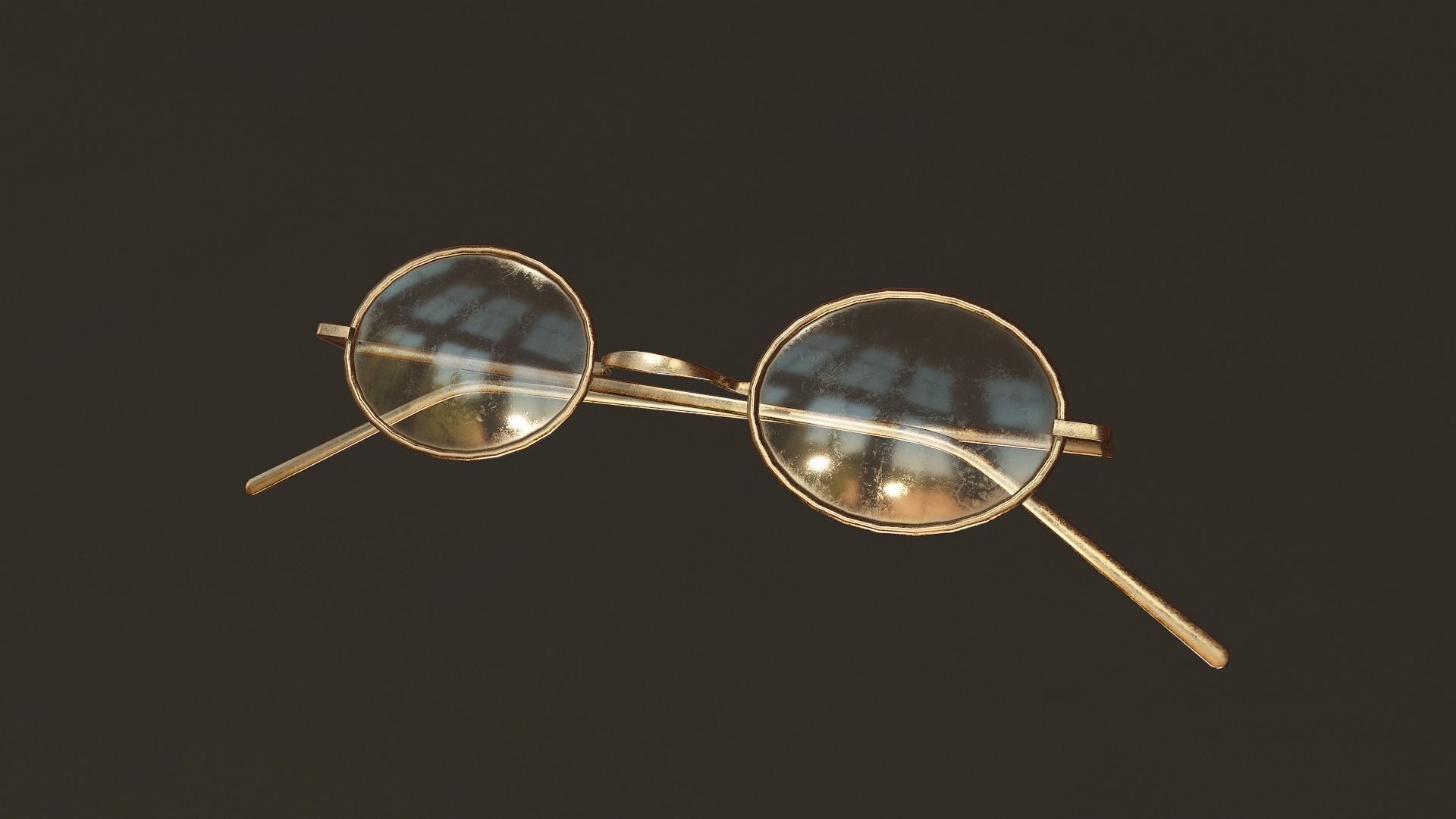 Victorian Props set - PBR Game Ready Low-poly 3D model_11