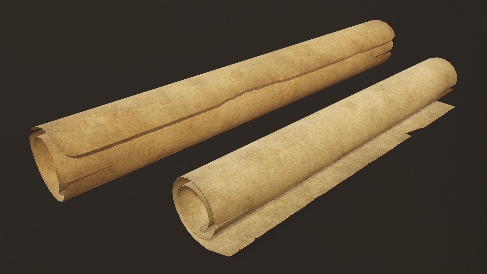 Victorian Props set - PBR Game Ready Low-poly 3D model_5