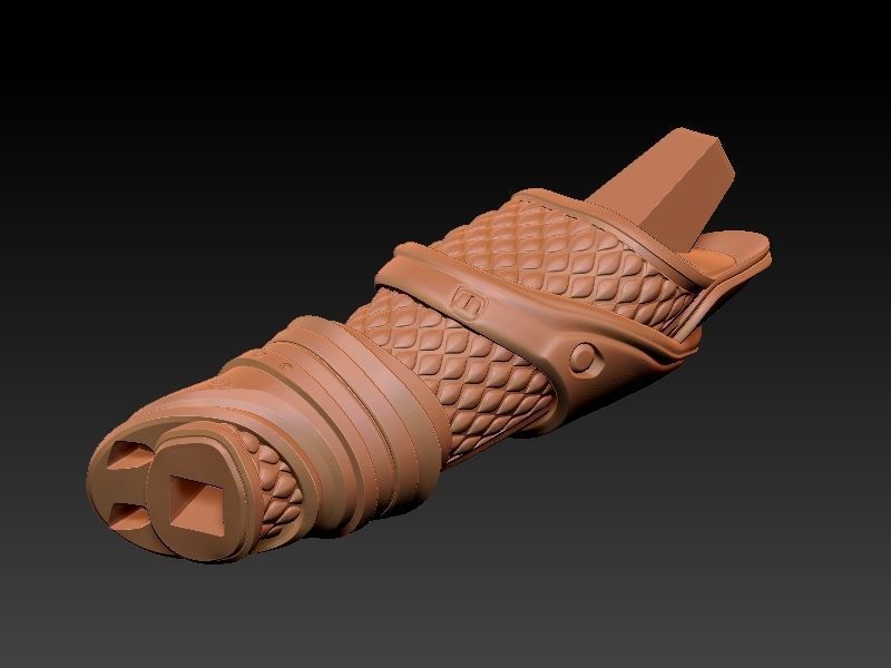 Predator Girl 3D print model_40