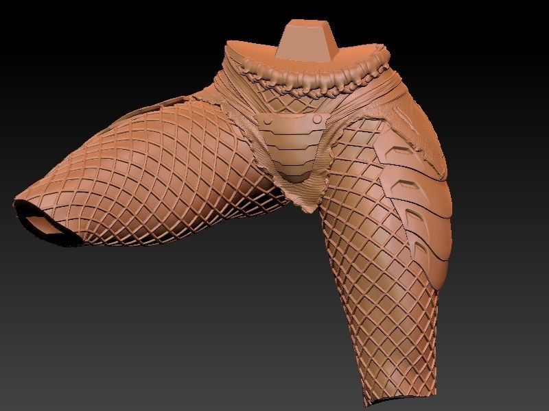 Predator Girl 3D print model_52