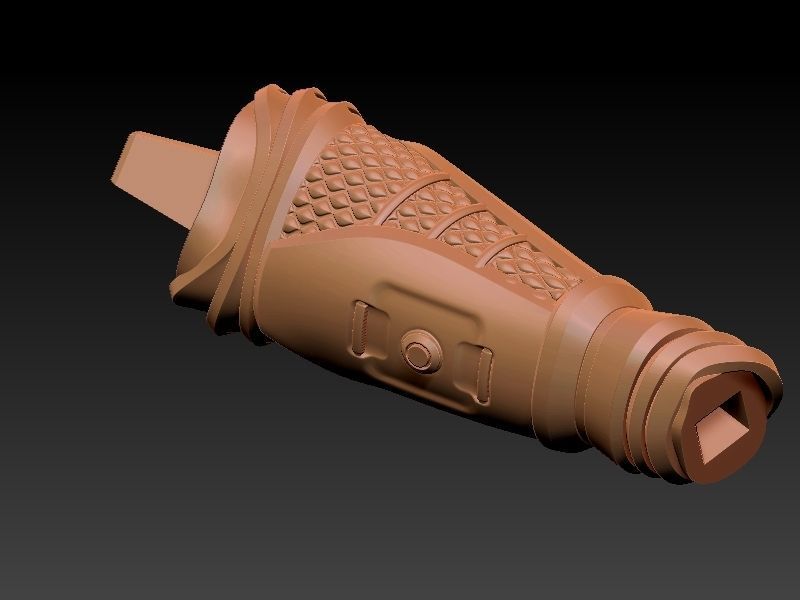 Predator Girl 3D print model_29