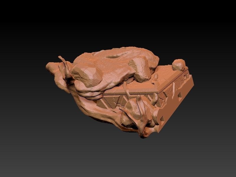 Predator Girl 3D print model_13