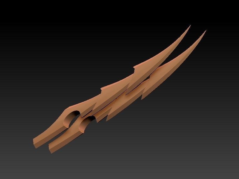 Predator Girl 3D print model_43