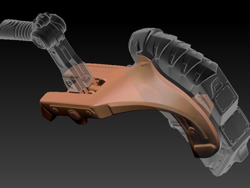 Predator Girl 3D print model_11