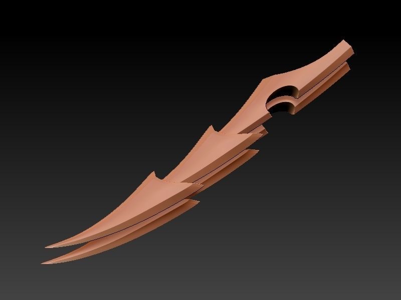 Predator Girl 3D print model_38