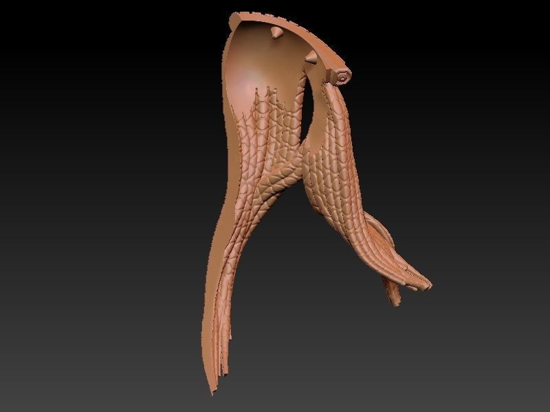 Predator Girl 3D print model_22