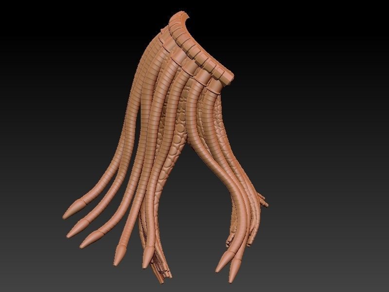 Predator Girl 3D print model_25