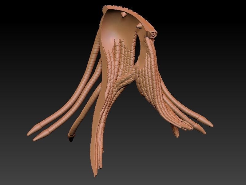 Predator Girl 3D print model_23