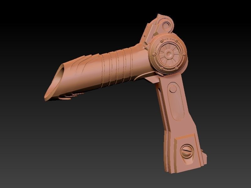 Predator Girl 3D print model_10