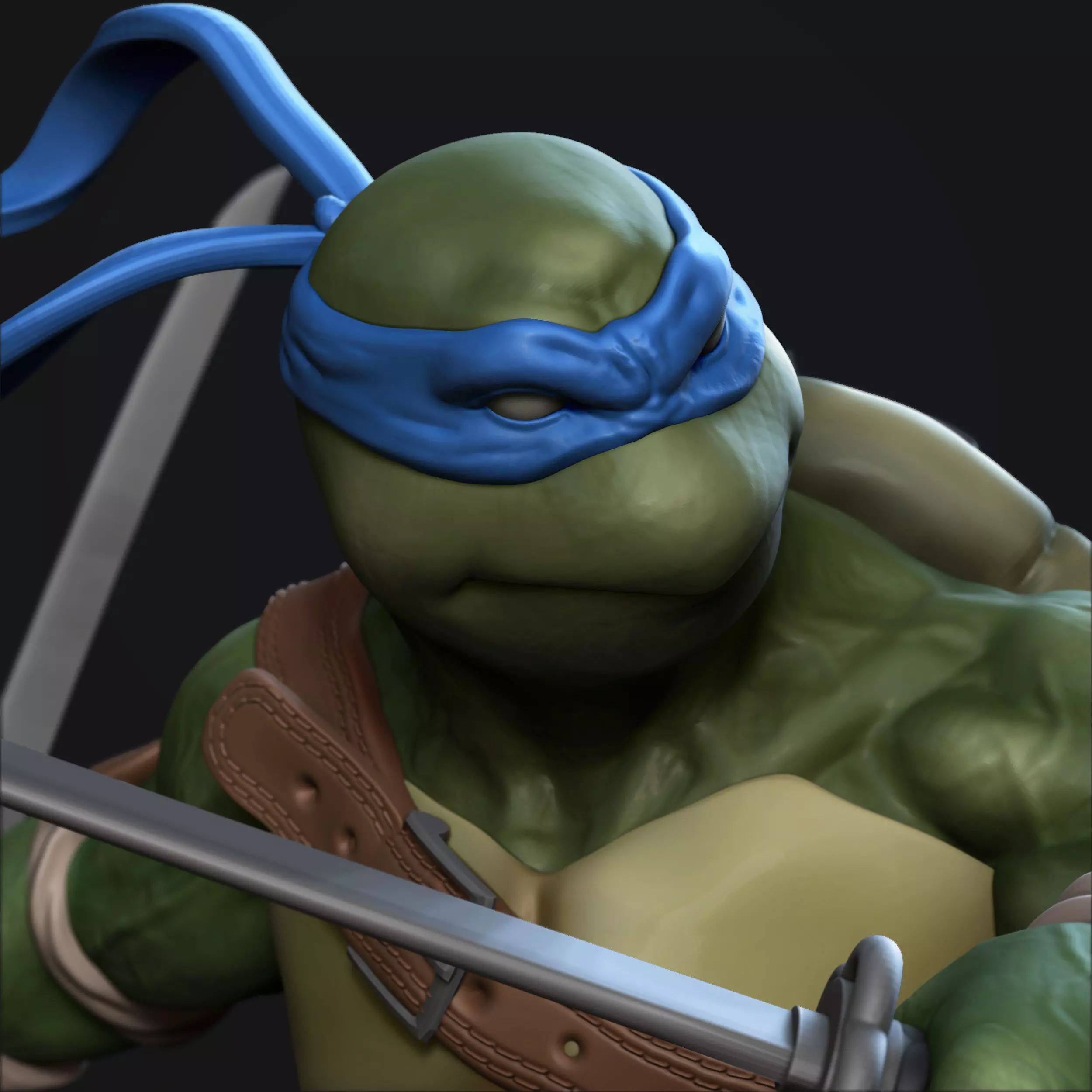 Leonardo Ninja turtle 3D print model