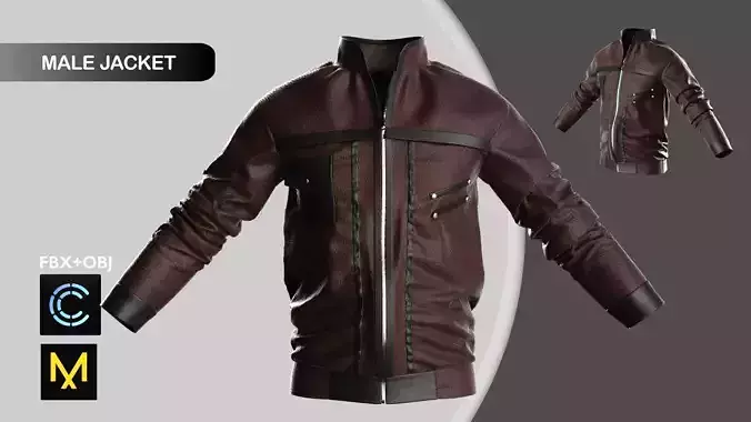 Male Jacket Marvelous Designer