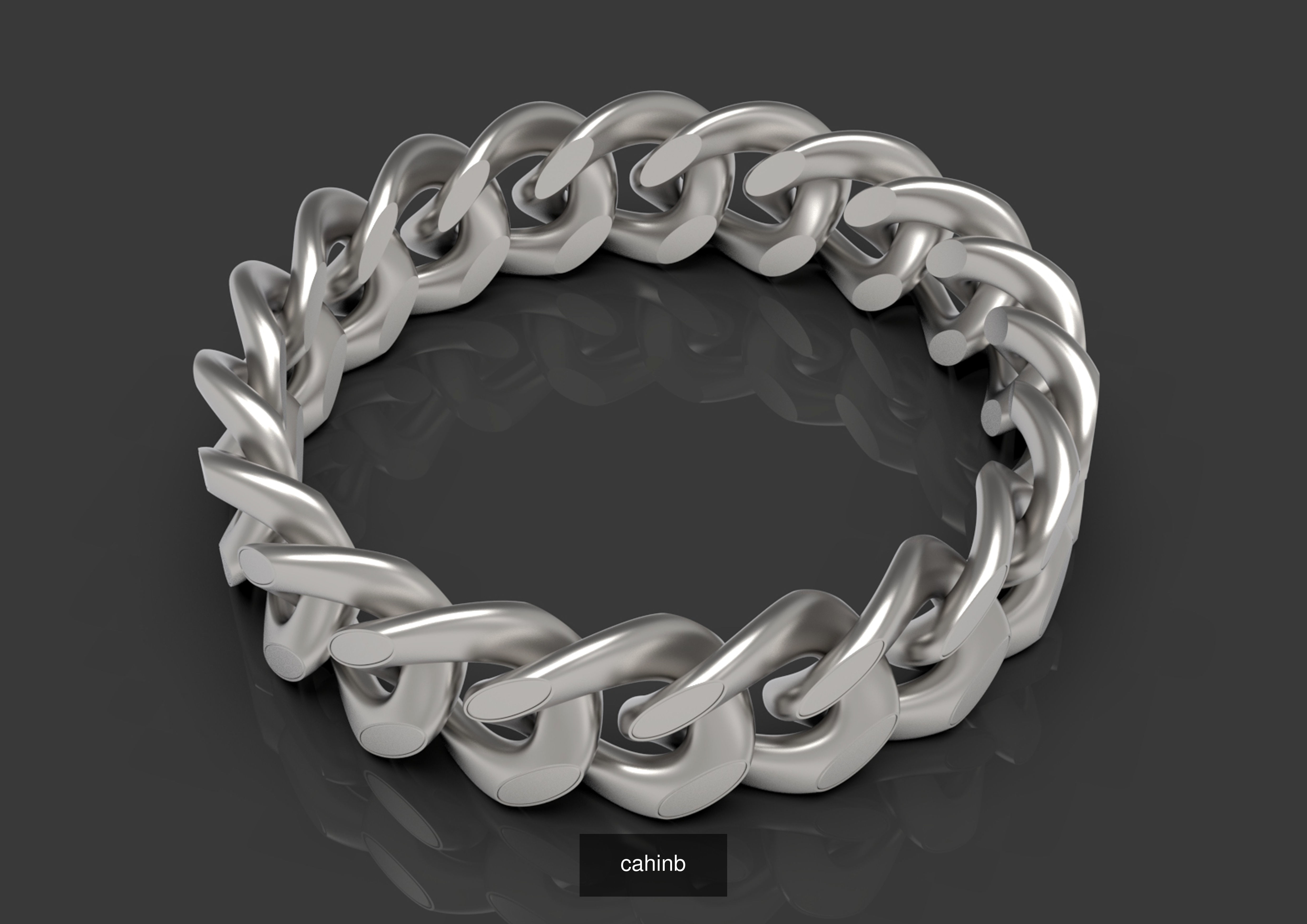 jewel silver ring with diamonds 3D Model Collection_5