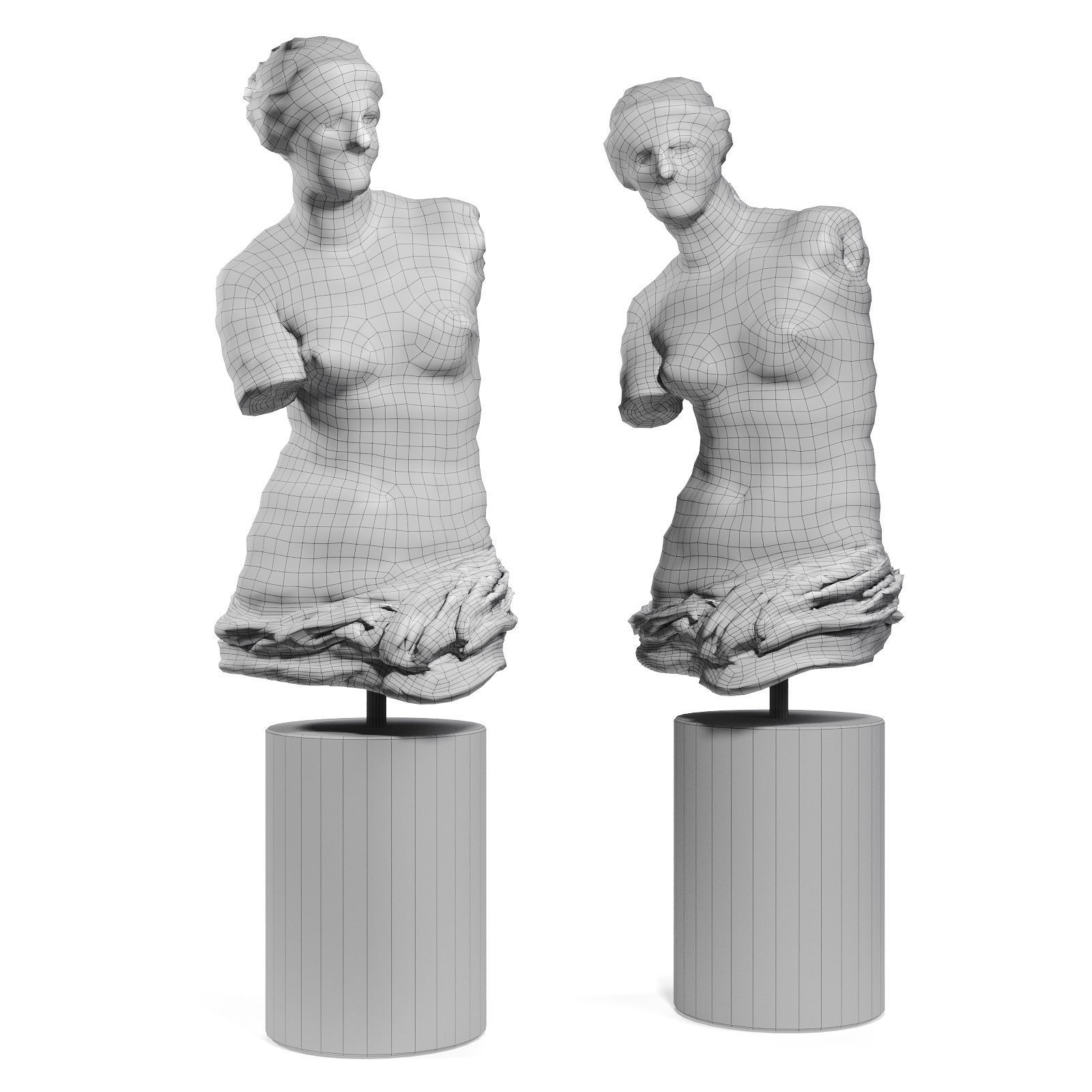 Venus de Milo Lalique 3D model_4