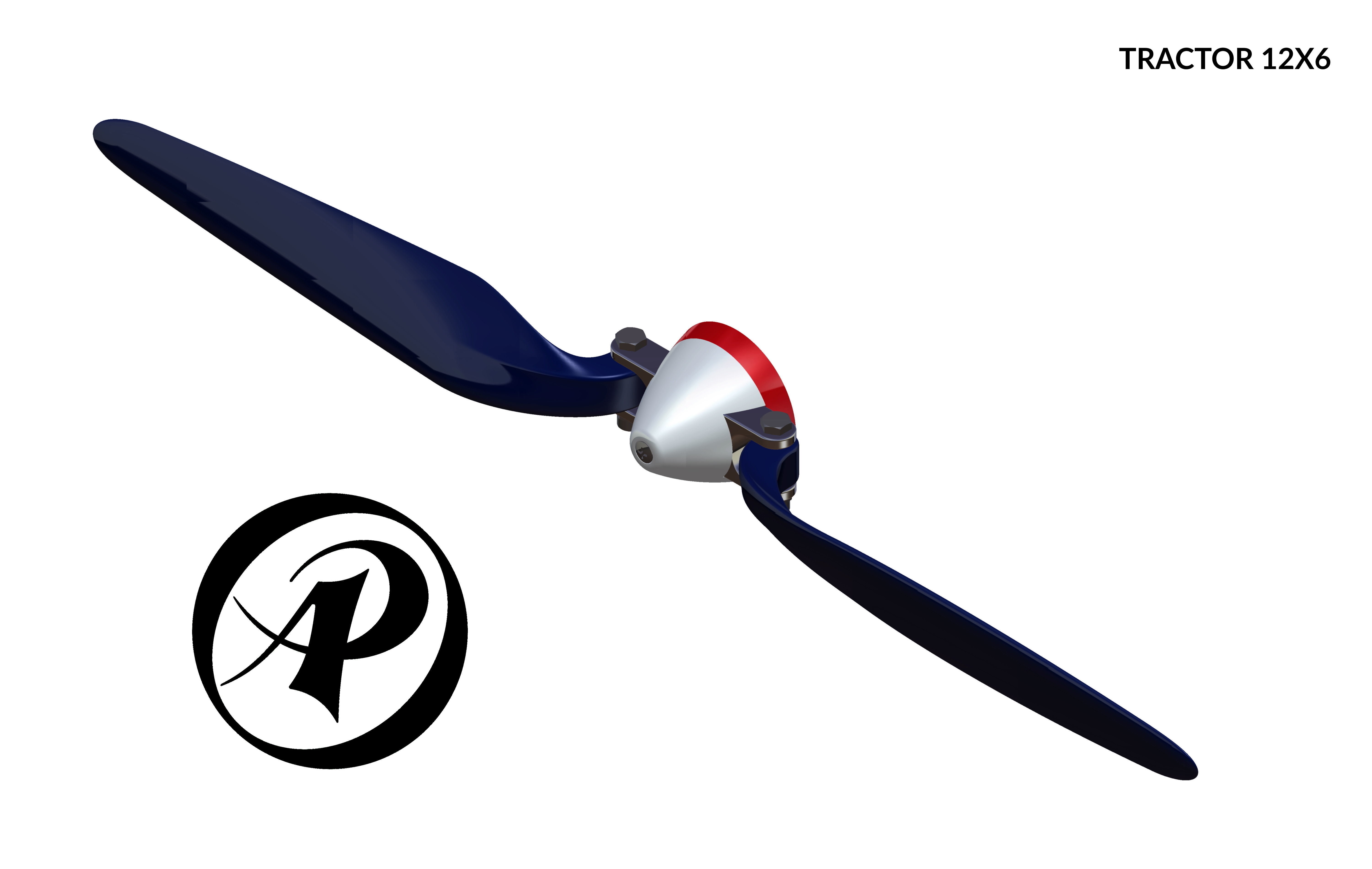 Folding Propeller AP-PR-009 12-6 3D print model_2