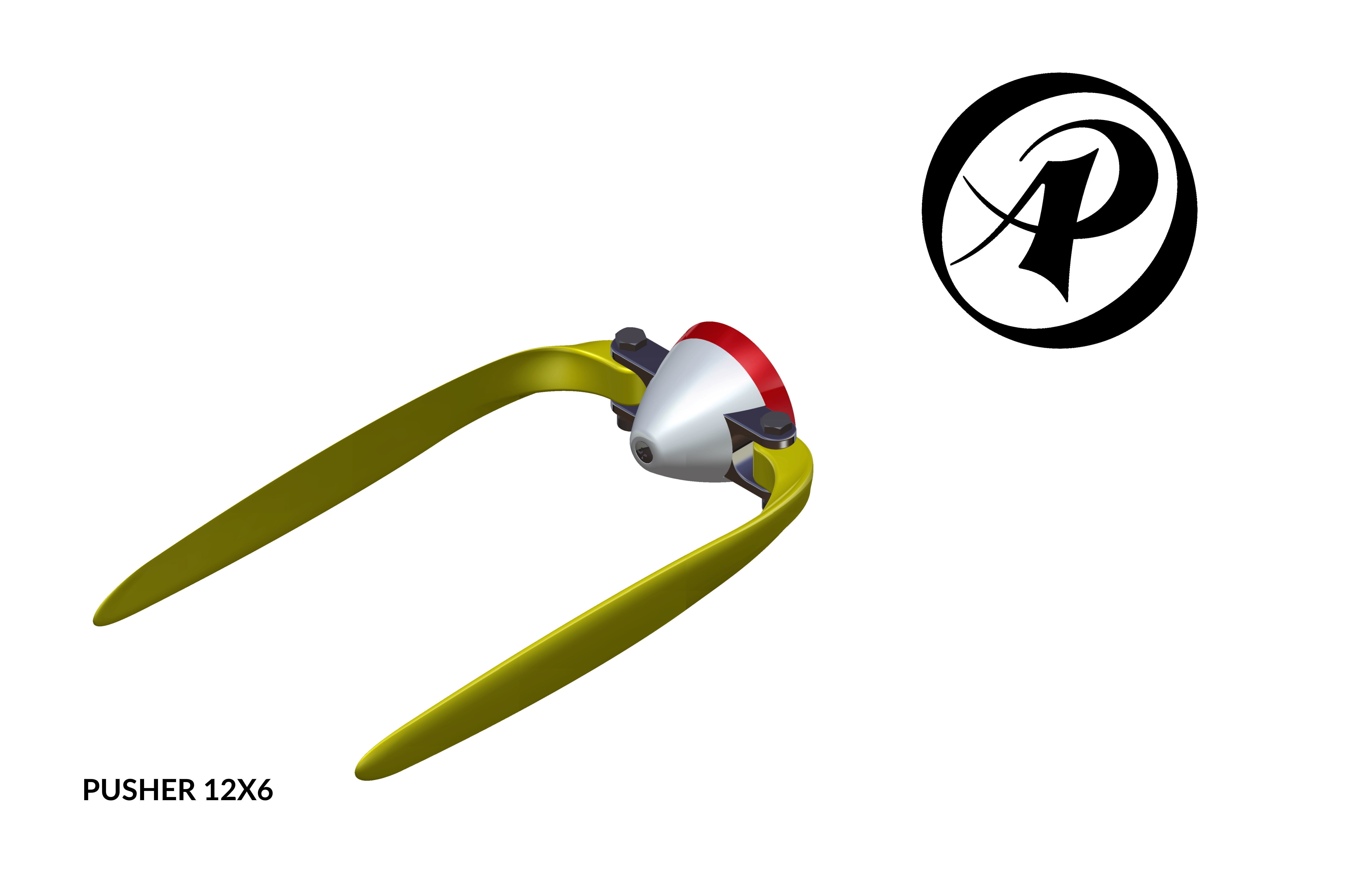 Folding Propeller AP-PR-009 12-6 3D print model_1