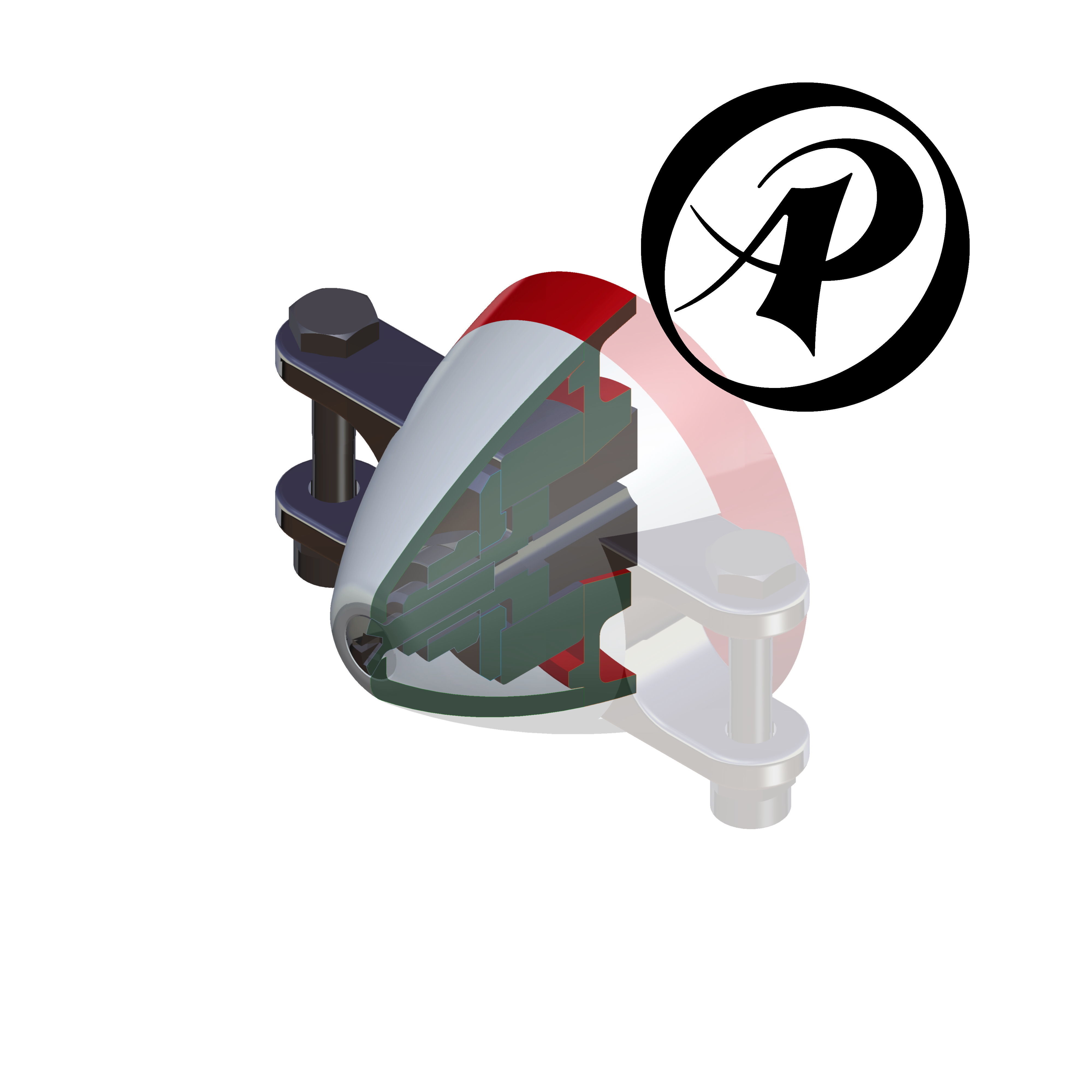 Folding Propeller AP-PR-009 12-8 3D print model_9