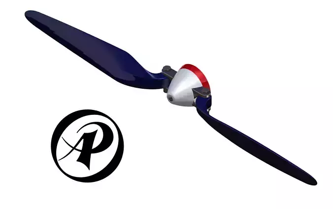 Folding Propeller AP-PR-009 12-8 3D print model