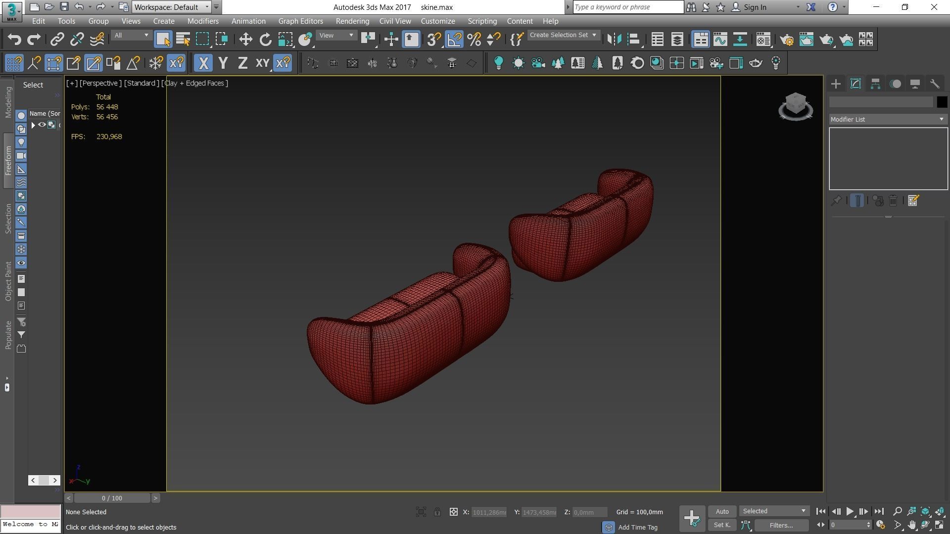 Sofa By grado Low-poly 3D model_10