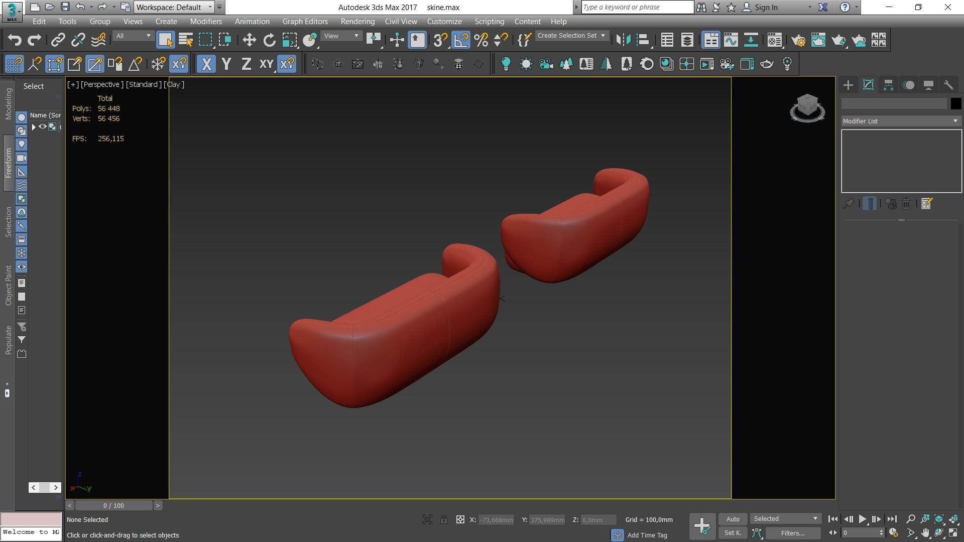 Sofa By grado Low-poly 3D model_11