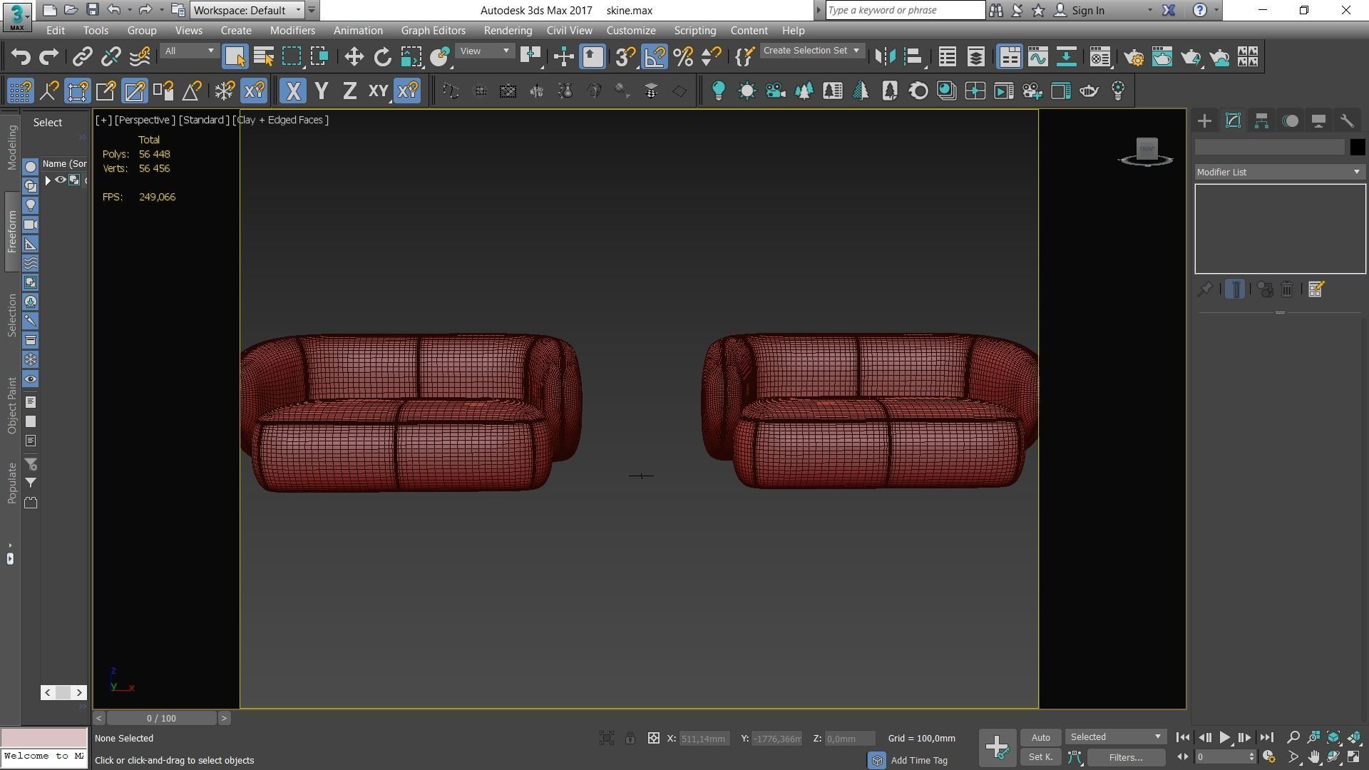 Sofa By grado Low-poly 3D model_8