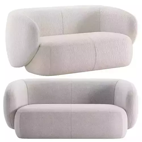 Sofa By grado Low-poly 3D model