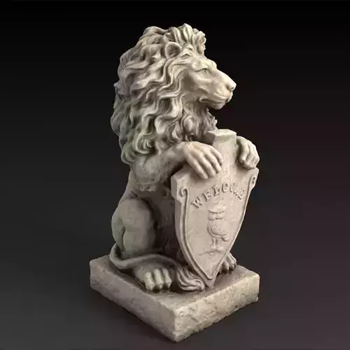 Welcome Lion Statue