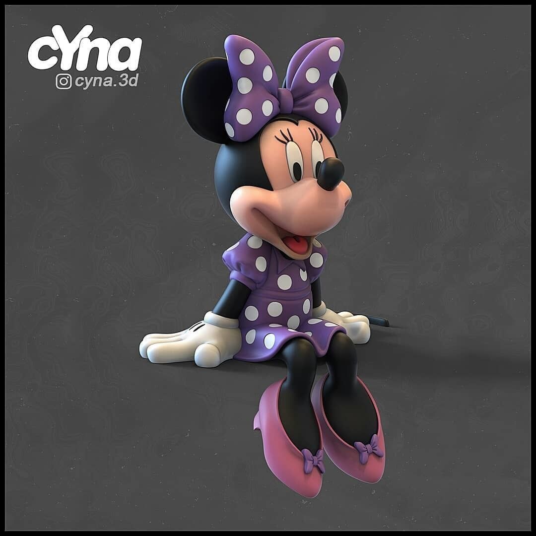 Minnie Mouse -  3D print model_1