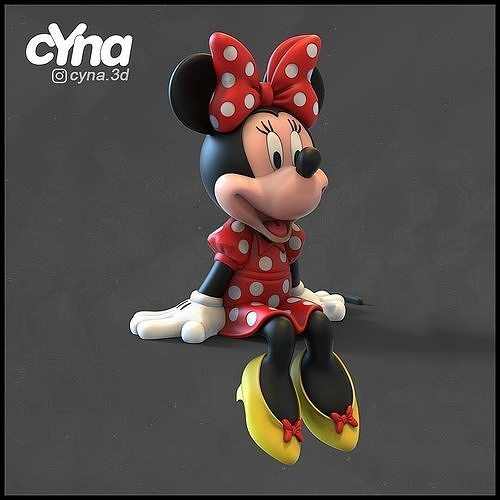 Minnie Mouse -  3D print model